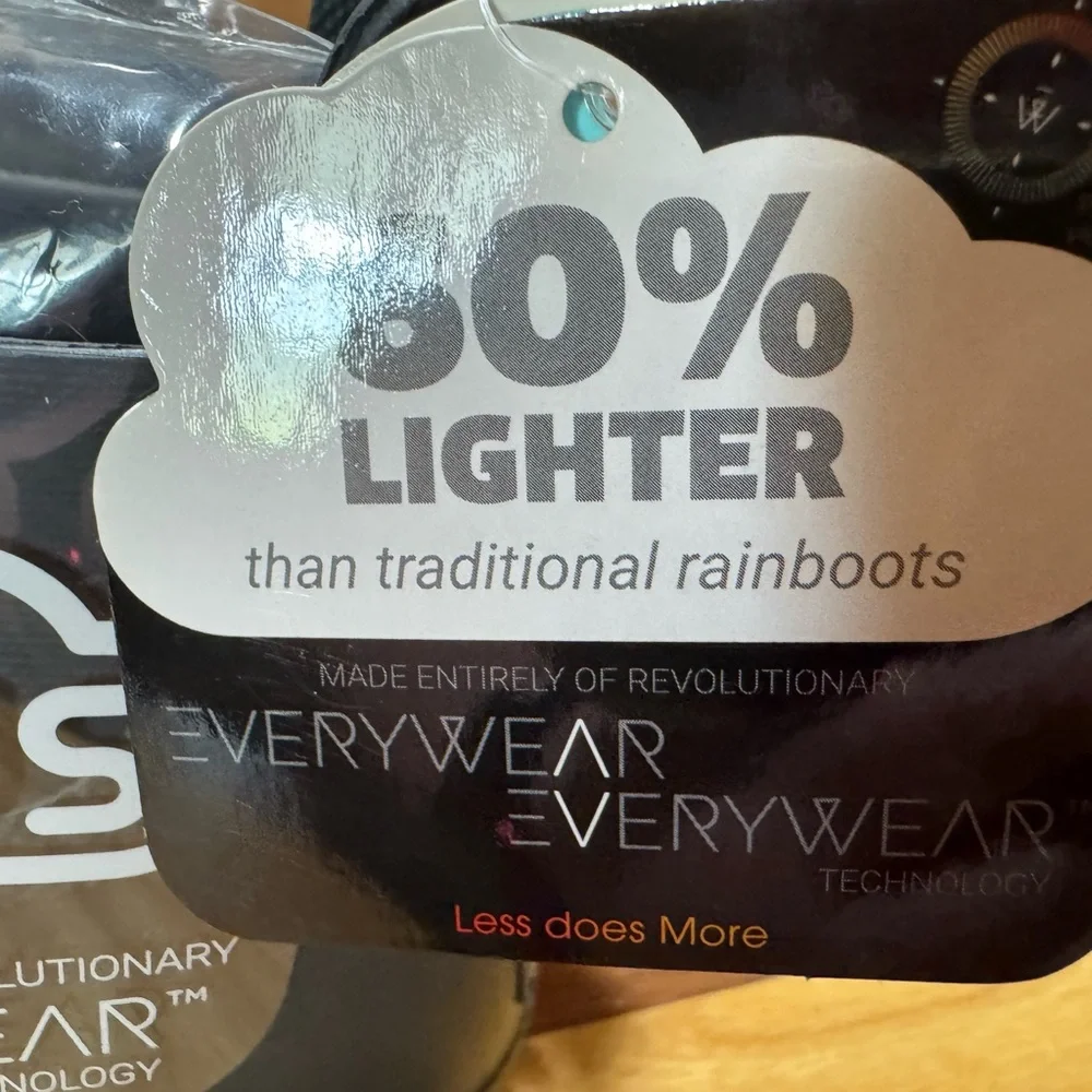 Totes Chelsea Rain Boots Womens Every Wear Casual Ankle Gray Rubber NEW - Picture 5 of 9
